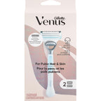 Gillette Venus for Pubic Hair and Skin, Bikini Razors for Women, Women's Razor Handle + 4 Blade Refills
