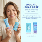 Suquato Silicone Scar Stick – Silicone Keloid Scar Removal Cream for Face & Body, Helps Improve Surgical Scars, C-Section, Acne Scars & Stretch Marks, Portable Twist Stick– 20g