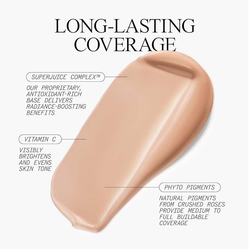 Buy now Juice Beauty Phyto-Pigments Flawless Serum Foundation - 08 Cream - 30 mL - Medium-to-Full, Long-Lasting Coverage - Reduces Look of Wrinkles + Pores - Vegan, Cruelty Free at indiglob india