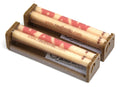 Raw Natural Rolling Papers Hemp Plastic Cigarette Rolling Machine, 110mm King Slim Size, 2 Count (Pack of 1)