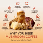 RYZE SUPERFOODS Mushroom Coffee, 30 servings
