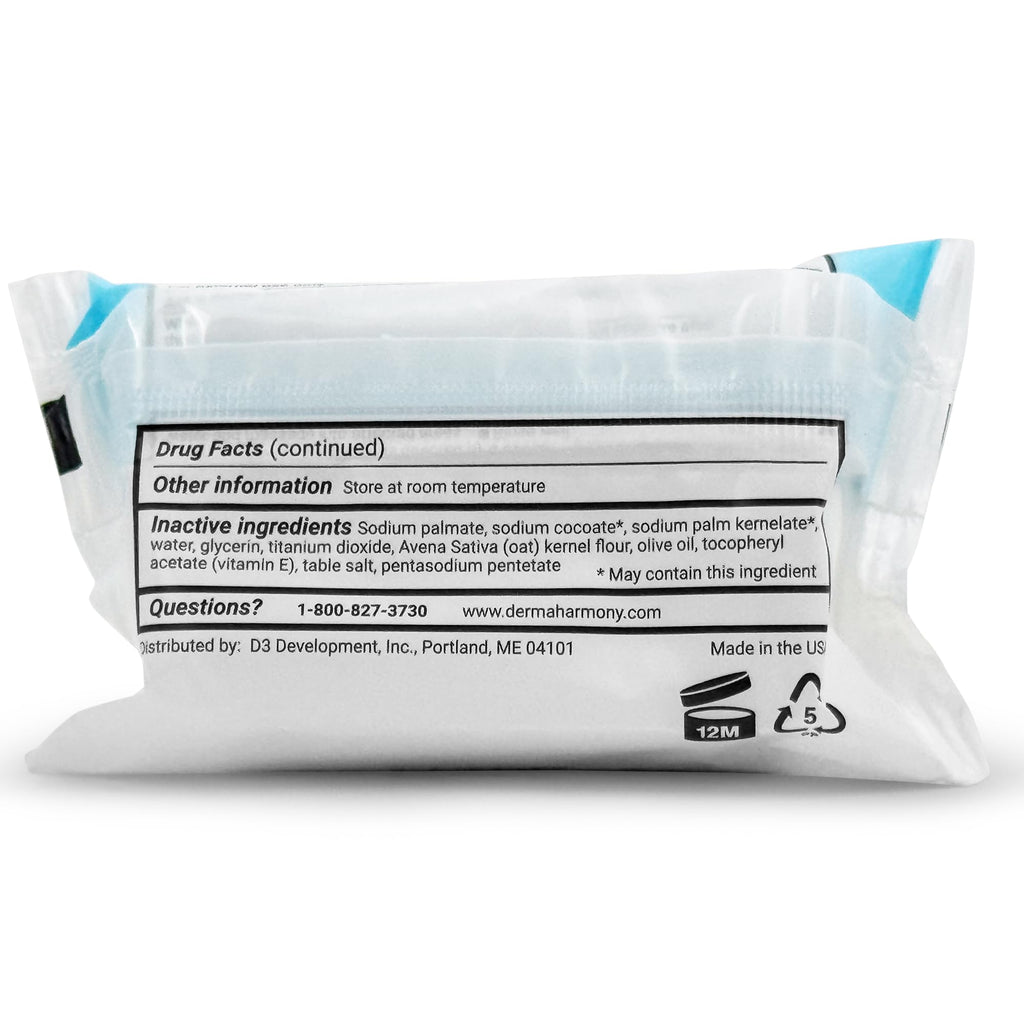 Dermaharmony 2% Pyrithione Zinc (ZnP) Bar Soap 4 oz - Crafted for Those with Skin Conditions - Seborrheic Dermatitis, Dandruff, Psoriasis, Eczema, etc.
