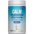 Natural Vitality Calm Magnesium Glycinate Capsules | High Absorption Formula | Gluten Free & Non-GMO Supplement | 180 Count