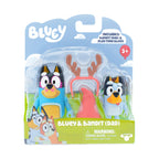 Buy now Bluey Pass The Parcel Figurine Toys Pack of 4, Character Toys with Bingo, Lucky’s Dad, and Lila Figures, Small Action Figures for Kids Ages 3+ at indiglob india