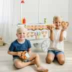 Buy now Melissa & Doug Snacks & Sweets Food Cart with Play Food, Wooden Toys & Kids Play Kitchen Accessories, Preschool Learning Toys for Girls & Boys 3+ at indiglob india