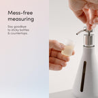 Dirty Labs | Erlenmeyer Glass Detergent Dispenser & Pump | Holds 40 Loads