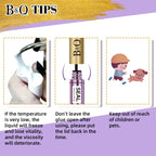 B&Q Lash Bond and Seal Waterproof,Lash Cluster Glue 10ML Strong Hold(White) | Sensitive Eyes Eyelash Glue for Clusters, DIY Lashs Glue Strong Hold, Long Lasting 3-7days Home Use, For Cluster/ Individual