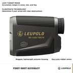 Leupold RX-1400I TBR/W Gen 2 w/Flightpath Rangefinder, Black/Gray