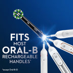 Buy now Oral-B Cross Action Electric Toothbrush Replacement Brush Heads, Black, 3 Count (Pack of 1) at indiglob india