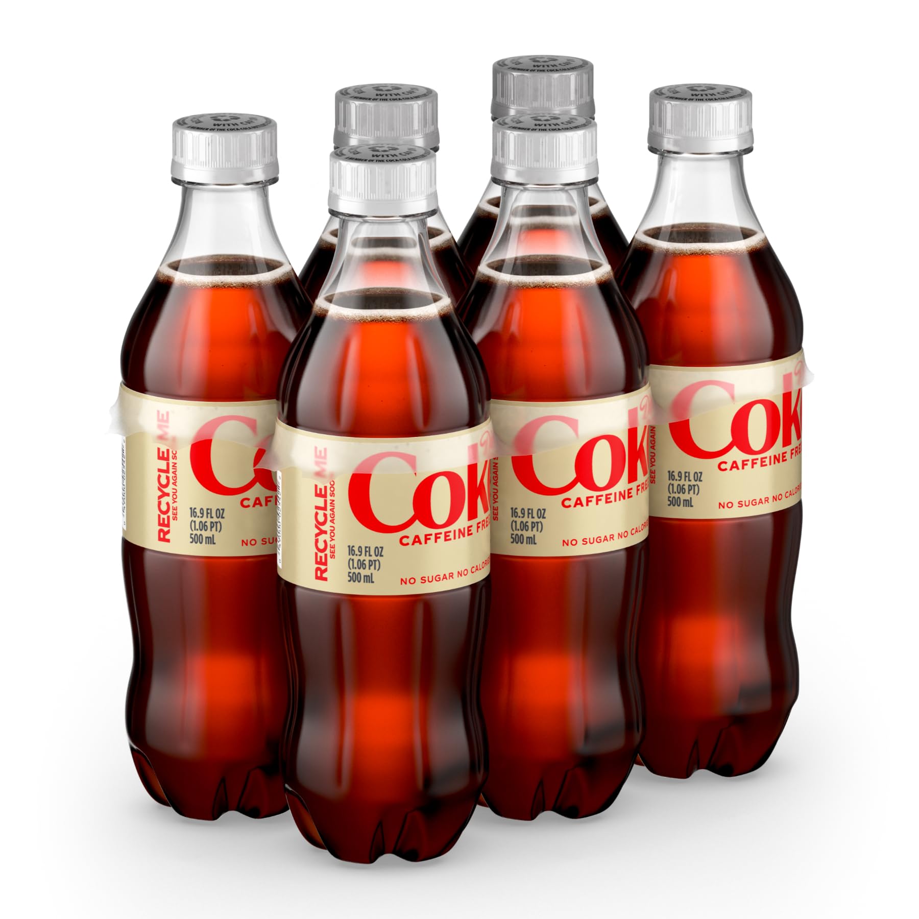 Buy now Diet Coke Soda Soft Drink Fridge Pack Mini Cans, 7.5 fl oz, 10 Pack Diet Coke Caffeine Free 16.9 fl oz (Pack of 6) at indiglob india
