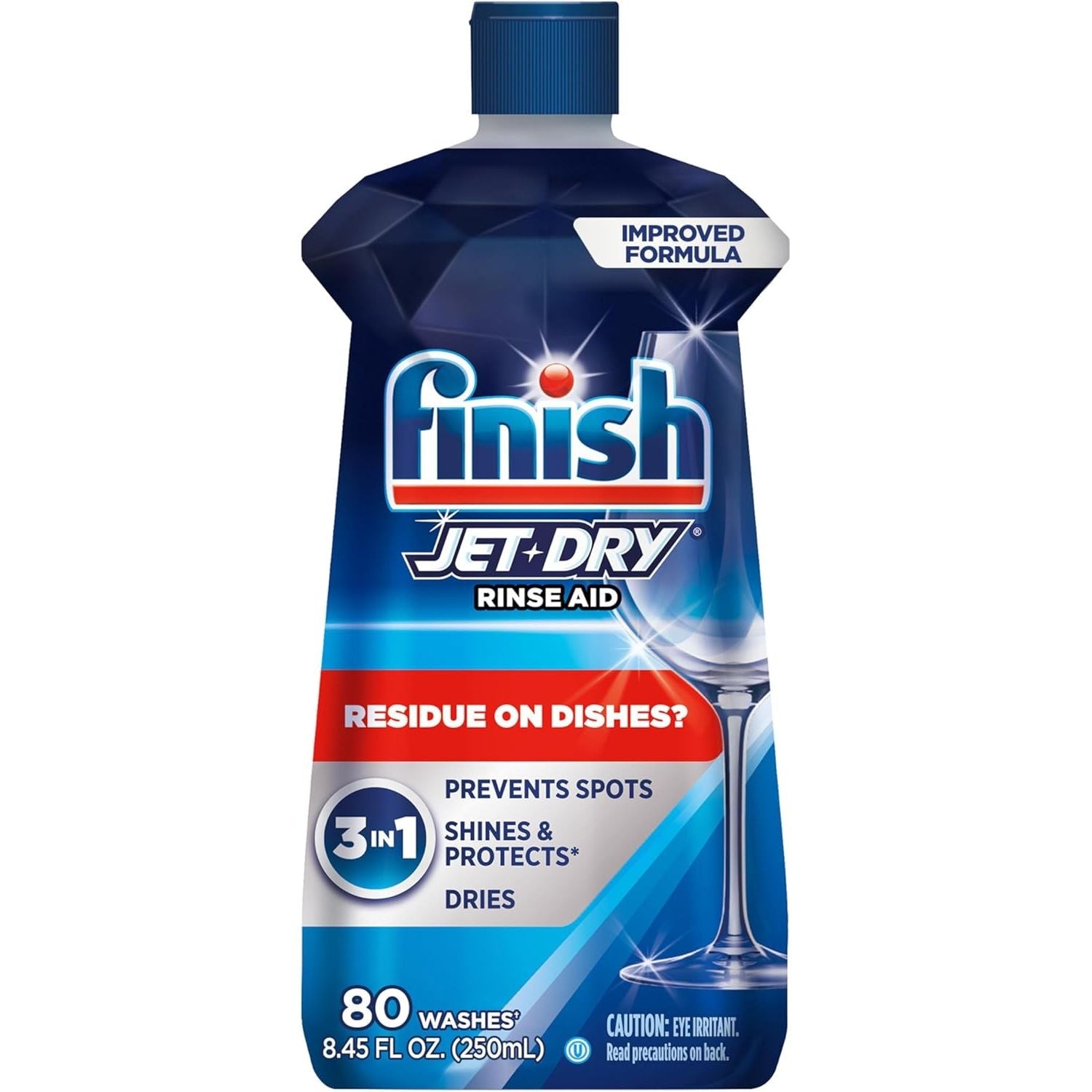 Buy now Finish Jet-Dry Dishwasher Rinse Aid, Compatible with Dishwasher Detergent, Prevents Spots & Residues, Dries, Shine & Protects, 32 oz, 300 washes 8.4 Fl Oz (Pack of 1) at indiglob india