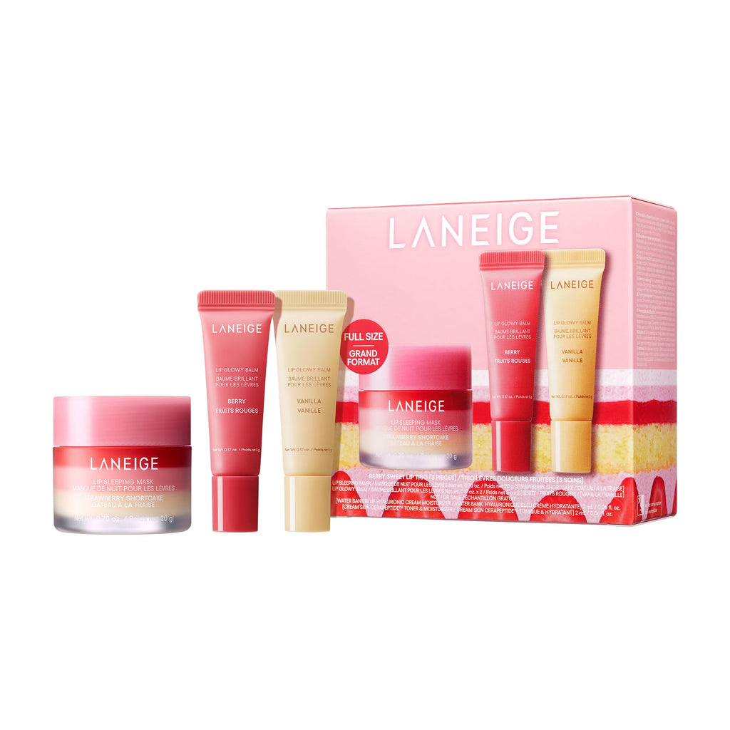 LANEIGE Lip Sleeping Mask: Korean Overnight Treatment For Dry Lips | Hydrating & Nourishing Overnight Lip Treatment Mask with Vitamin C, Shea & Murumuru Seed Butter | Now Build Your Own Bespoke Swirl