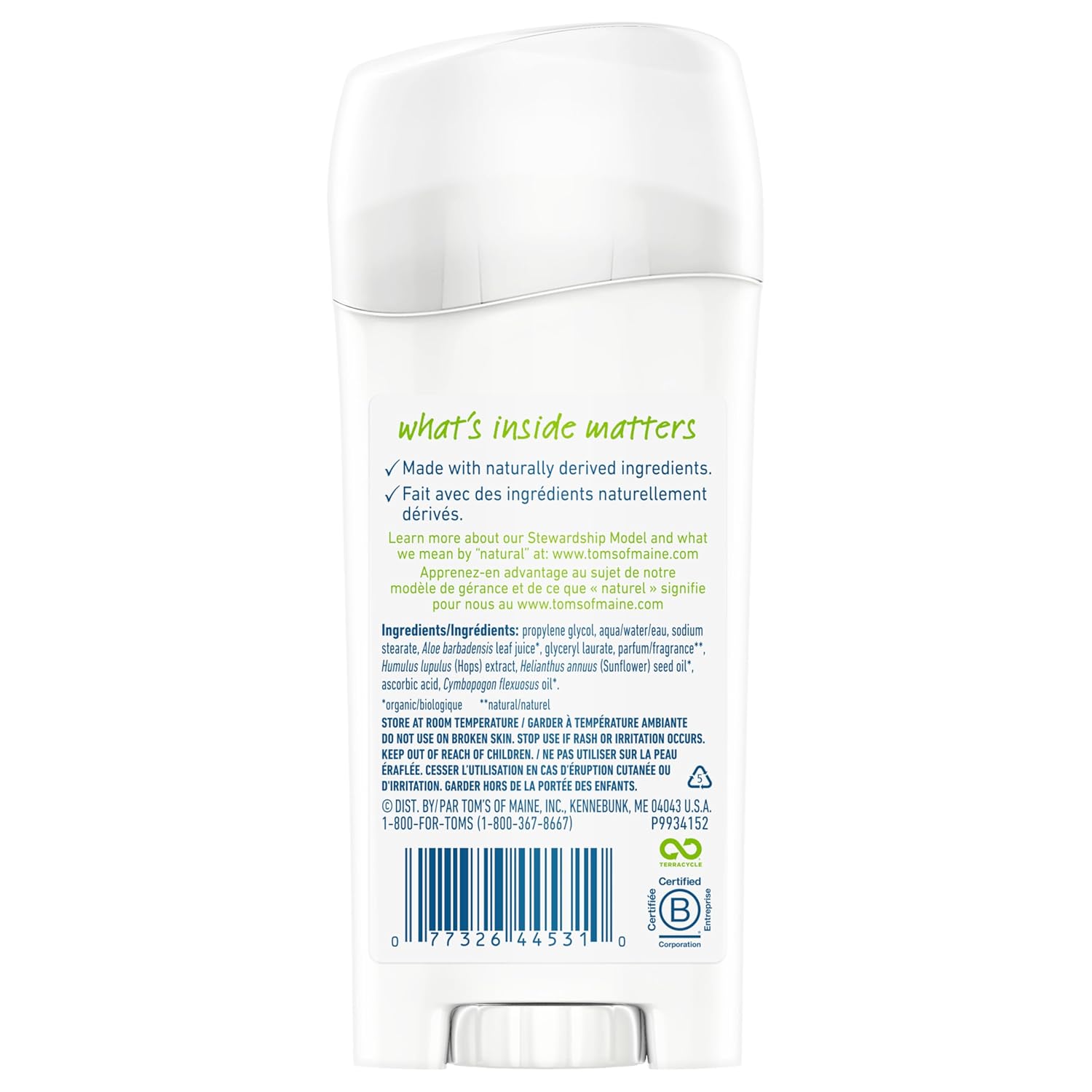 Buy now Tom's of Maine Long-Lasting Aluminum-Free Natural Deodorant for Women, Tea Tree, 2.25 oz (Pack of 3) (Packaging May Vary) at indiglob india