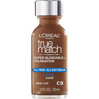 Buy now Lâ€™OrÃ©al Paris Makeup True Match Super-Blendable Liquid Foundation, Deep Cool C9, 1 Fl Oz, 1 Count Default at indiglob india