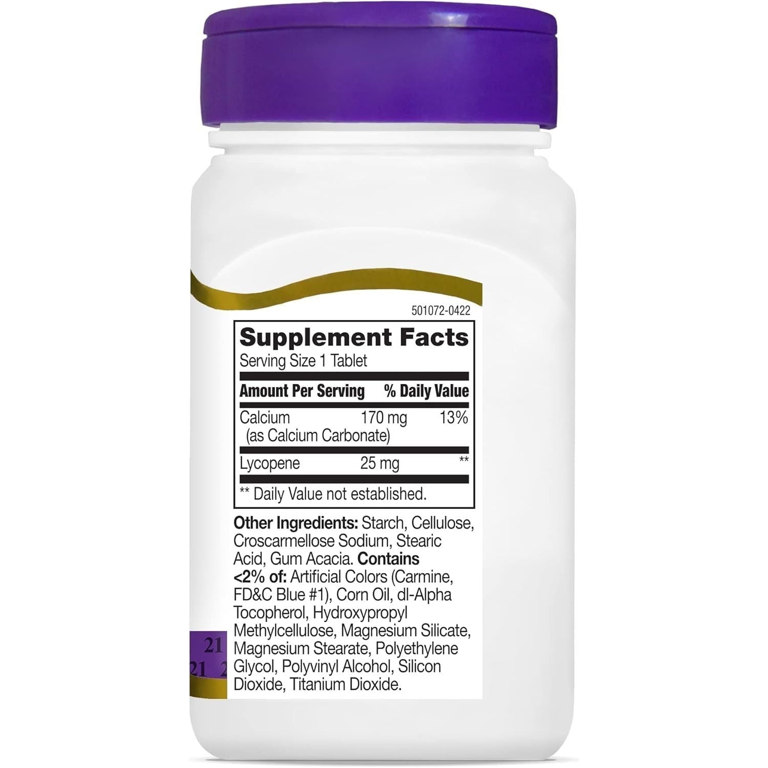 Buy now 21st Century Lycopene 25 mg Tablets, 60 Count (22400) at indiglob india