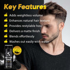 NIFEISHI Hair Styling Powder for Men, (1.05oz of 2Pack) Volumizing Texture Powder for All Hair Types, Easy to Apply, Natural Matte Hairstyle, Texturizing and High Hold