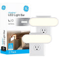 Buy now GE Ultrabrite LED Light Bar Night Lights Plug Into Wall Room Decor Ambient Lighting Dusk to Dawn Sensor Bright Nightlight, White, 100 Lumens, 2 Pack 2 Pack White 100 Lumens at indiglob india
