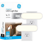 Buy now GE Ultrabrite LED Light Bar Night Lights Plug Into Wall Room Decor Ambient Lighting Dusk to Dawn Sensor Bright Nightlight, White, 100 Lumens, 2 Pack 2 Pack White 100 Lumens at indiglob india