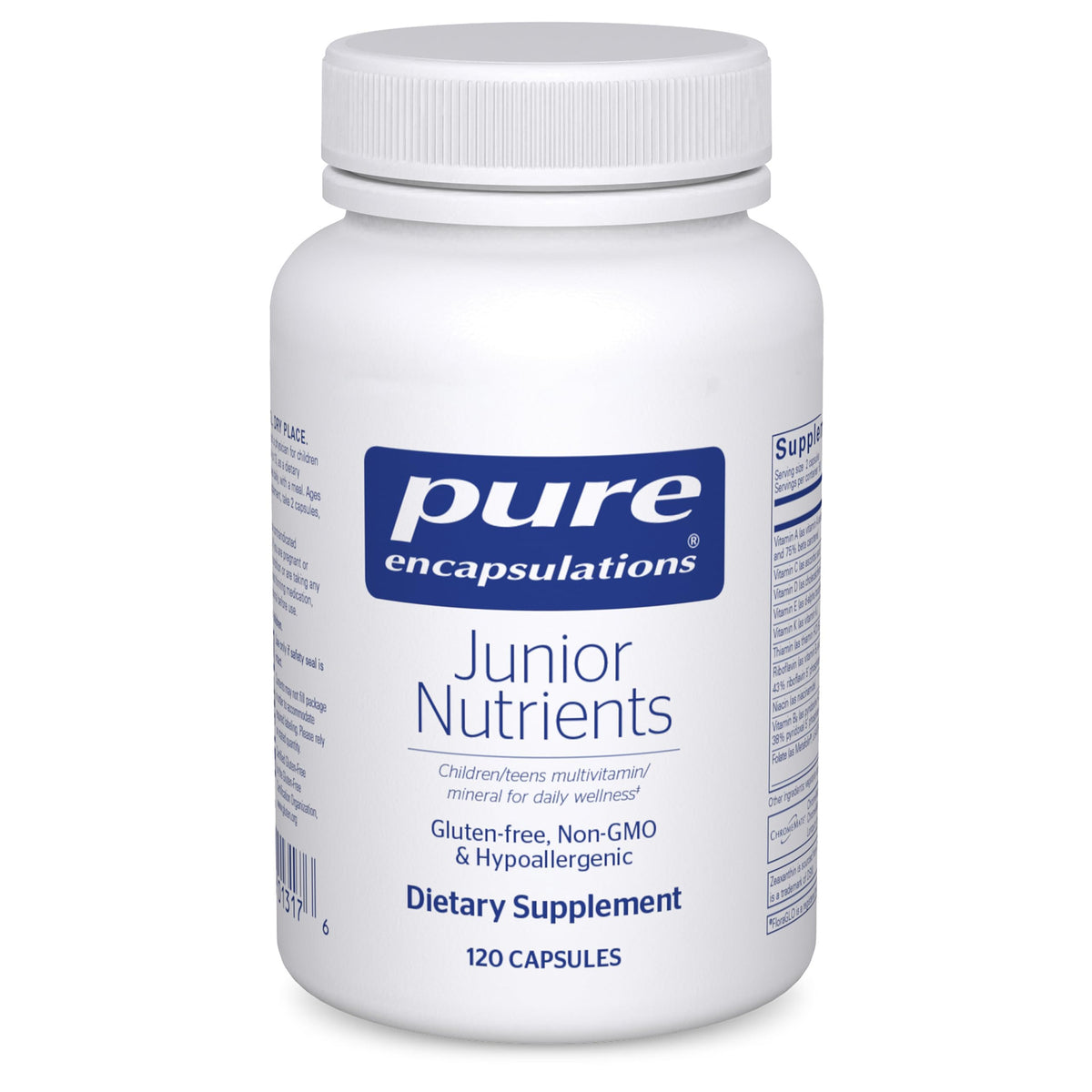 Pure Encapsulations Junior Nutrients, 120 Capsules