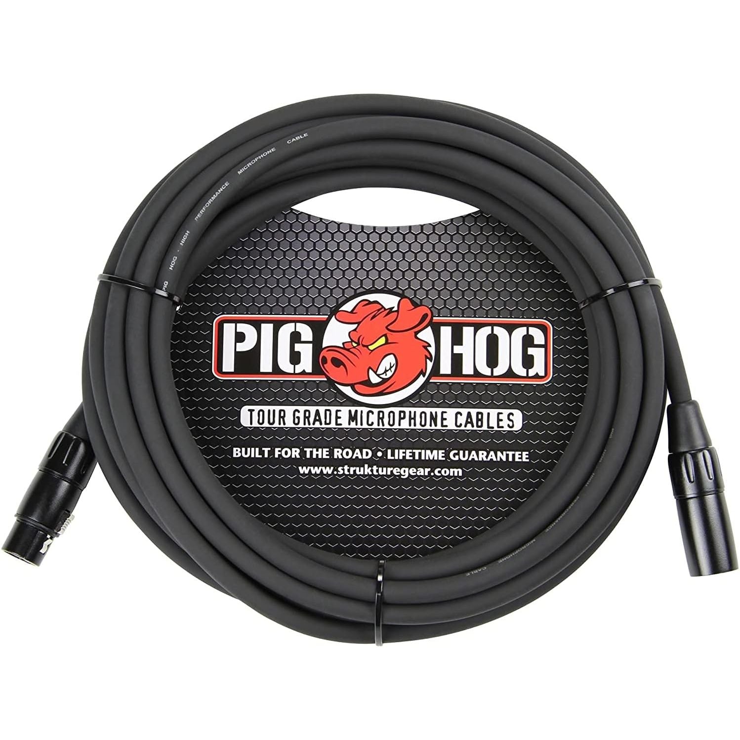 Buy now Pig Hog PHM15 High Performance 8mm XLR Microphone Cable, 15 Feet,Black 20 ft Cable at indiglob india