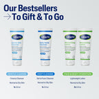 Buy now CETAPHIL Skincare Gift Set & Travel Companion for Sensitive Skin | Gentle Skin Cleanser, Daily Facial Cleanser, 2 x Moisturizing Lotion | TSA Approved | Dermatologist Recommended Brand at indiglob india