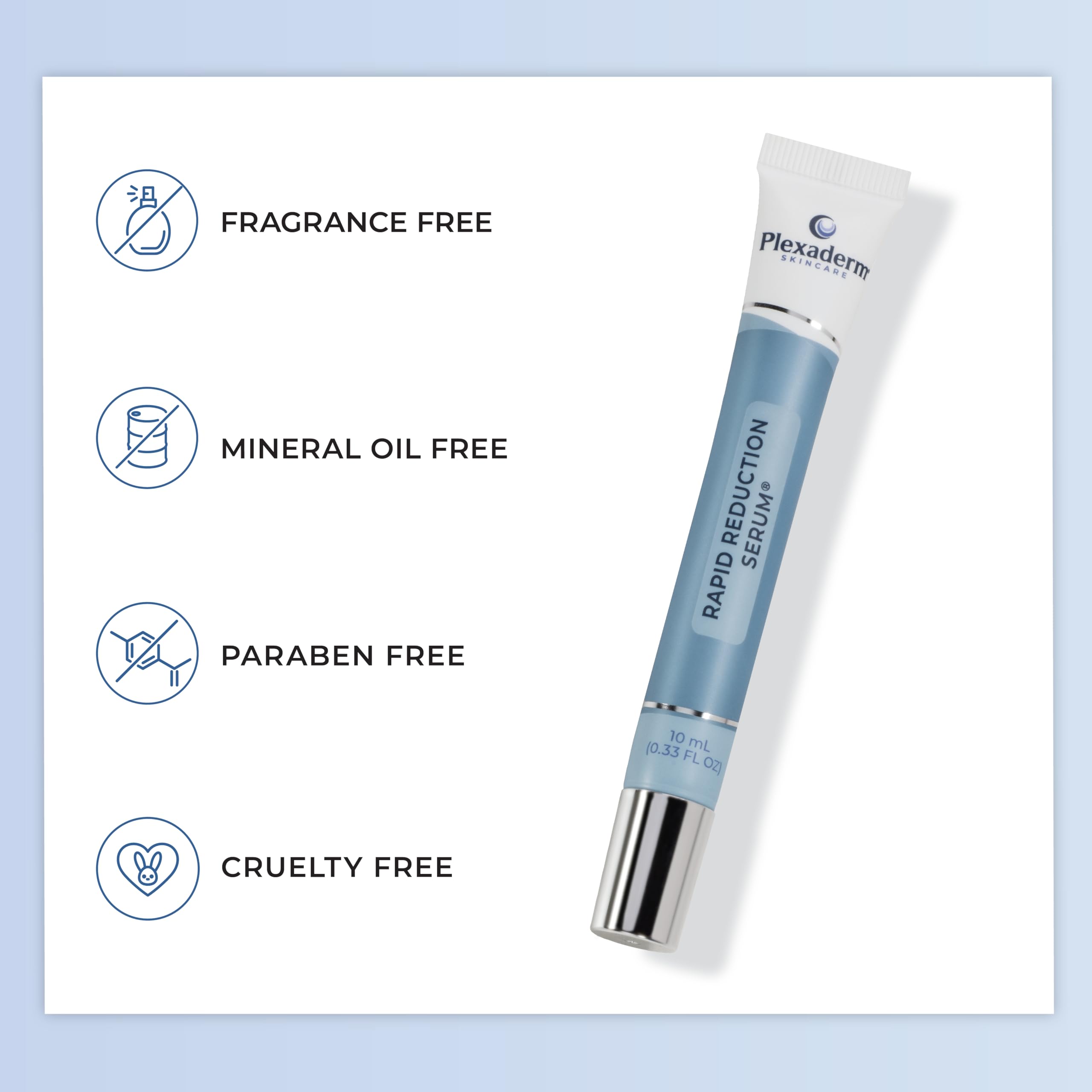 Plexaderm Rapid Reduction Serum - Visibly Reduces Under-Eye Bags & Wrinkles | Instant eye serum that visibly reduces under-eye bags, puffiness, wrinkles & dark circles in minutes, lasting up to 10 hours