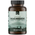 Natural Rhythm Triple Calm Magnesium Complex - 120 Capsules, Chelated Magnesium Glycinate, Taurate & Malate, High Absorption Supplement for Sleep, Stress, Muscle & Heart Support, Non-GMO, Vegan
