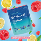 UltraCalm Super Cortisol Drink Mix - Raspberry Lemonade (2 x 30 Packets) | with Ashwagandha, Magnesium Glycinate & L-Theanine Supplement - Sleep and Relaxation Support