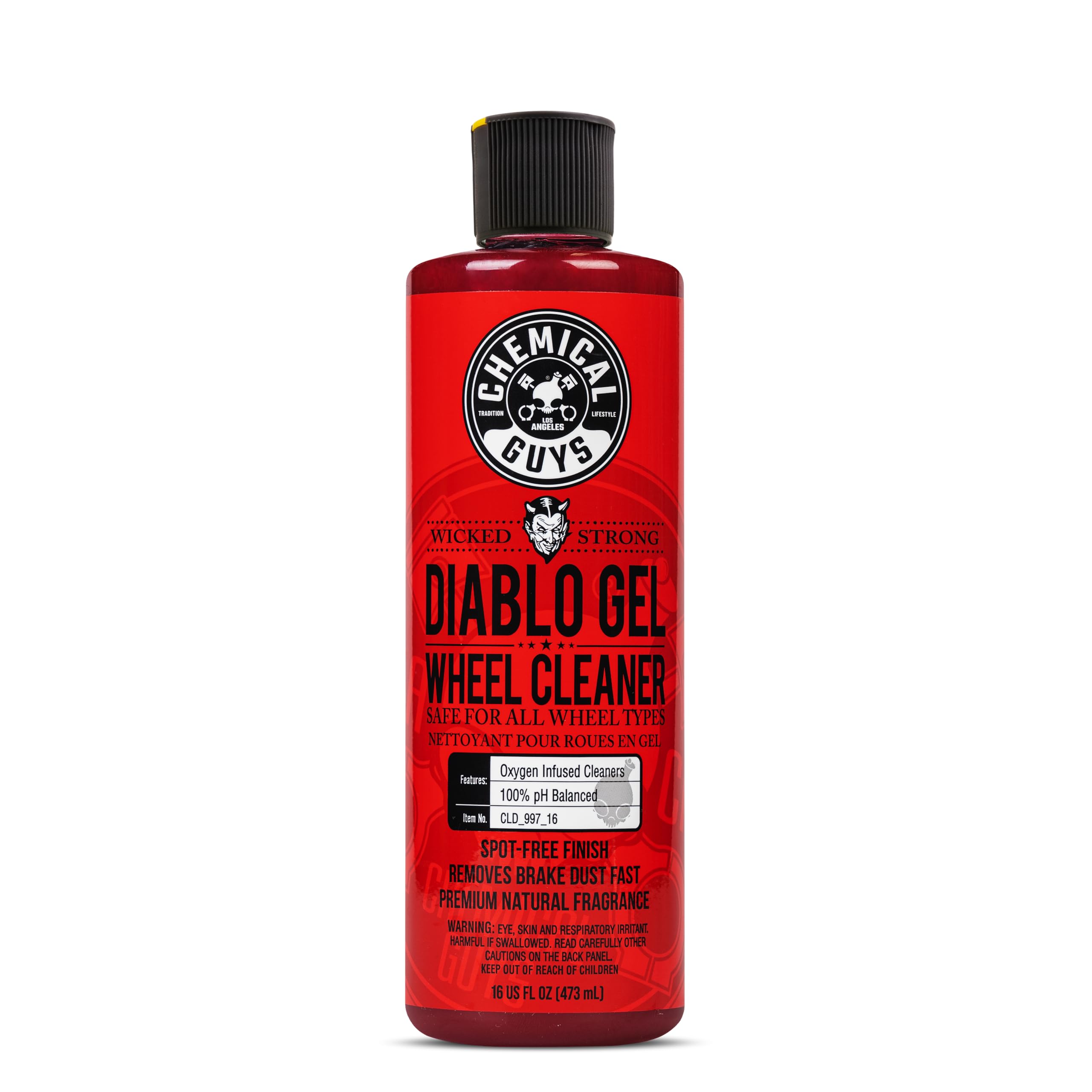 Buy now Chemical Guys Diablo Gel Oxygen Infused Foam Wheel & Rim Cleaner, Concentrated Car Wheel Cleaner Safe on All Finishes, Removes Brake Dust, Dirt, Grime, for Cars, Trucks, SUVs, Motorcycles & RVs, 16 oz Diablo Gel 16 oz at indiglob india