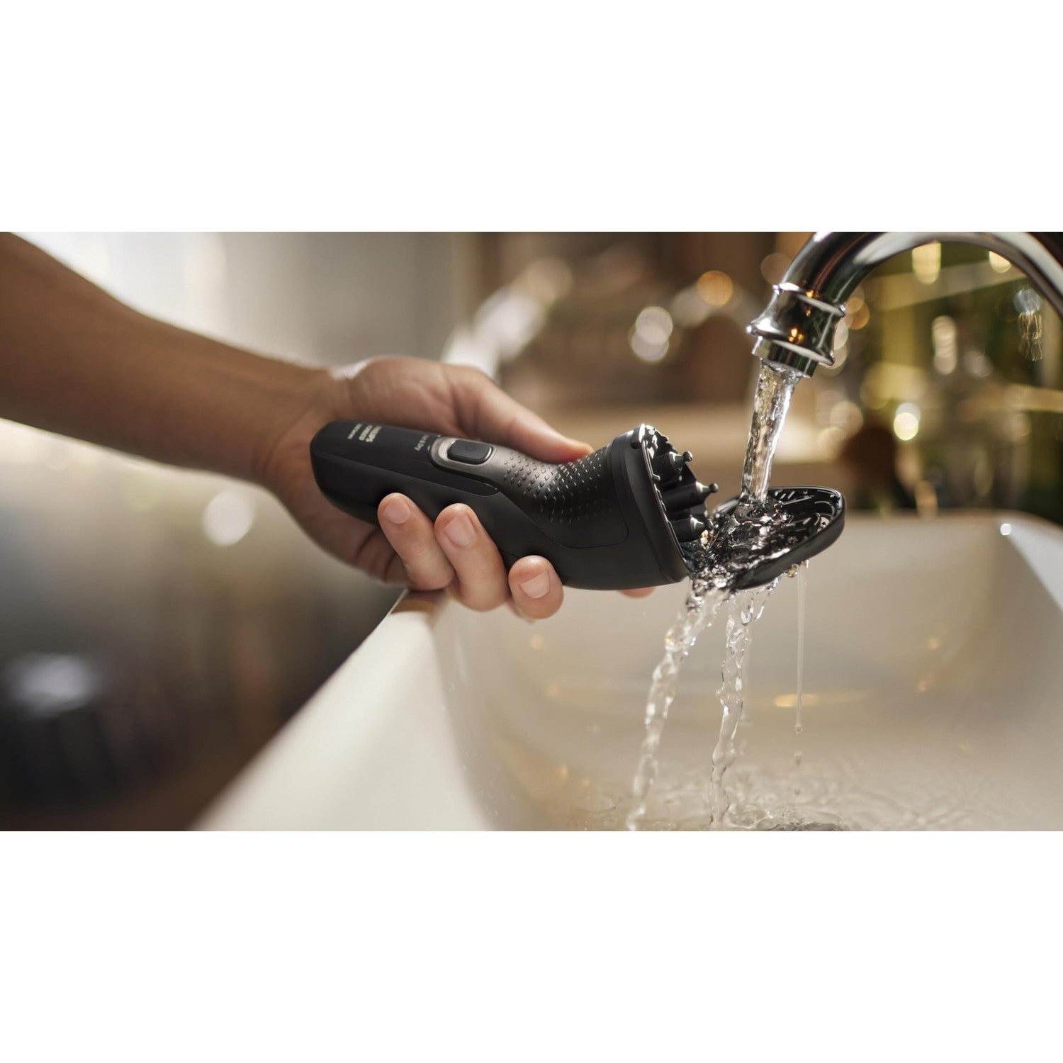 Philips Norelco 2400 Series Electric Shaver, Deep Black | 27 Self Sharpening ComfortCut Blades, 4D Flex Heads, Wet or Dry Use, 2-Year Blade Life, Pop-up Trimmer, X3001/90