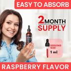VITBOOST Vitamin B12 Liquid Drops - 60 x 5000 mcg Vegan B12 Sublingual | Extra Strength Raspberry Flavored Methylcobalamin B-12 Supplement Designed to Maximize Absorption & Energy, Gluten Free