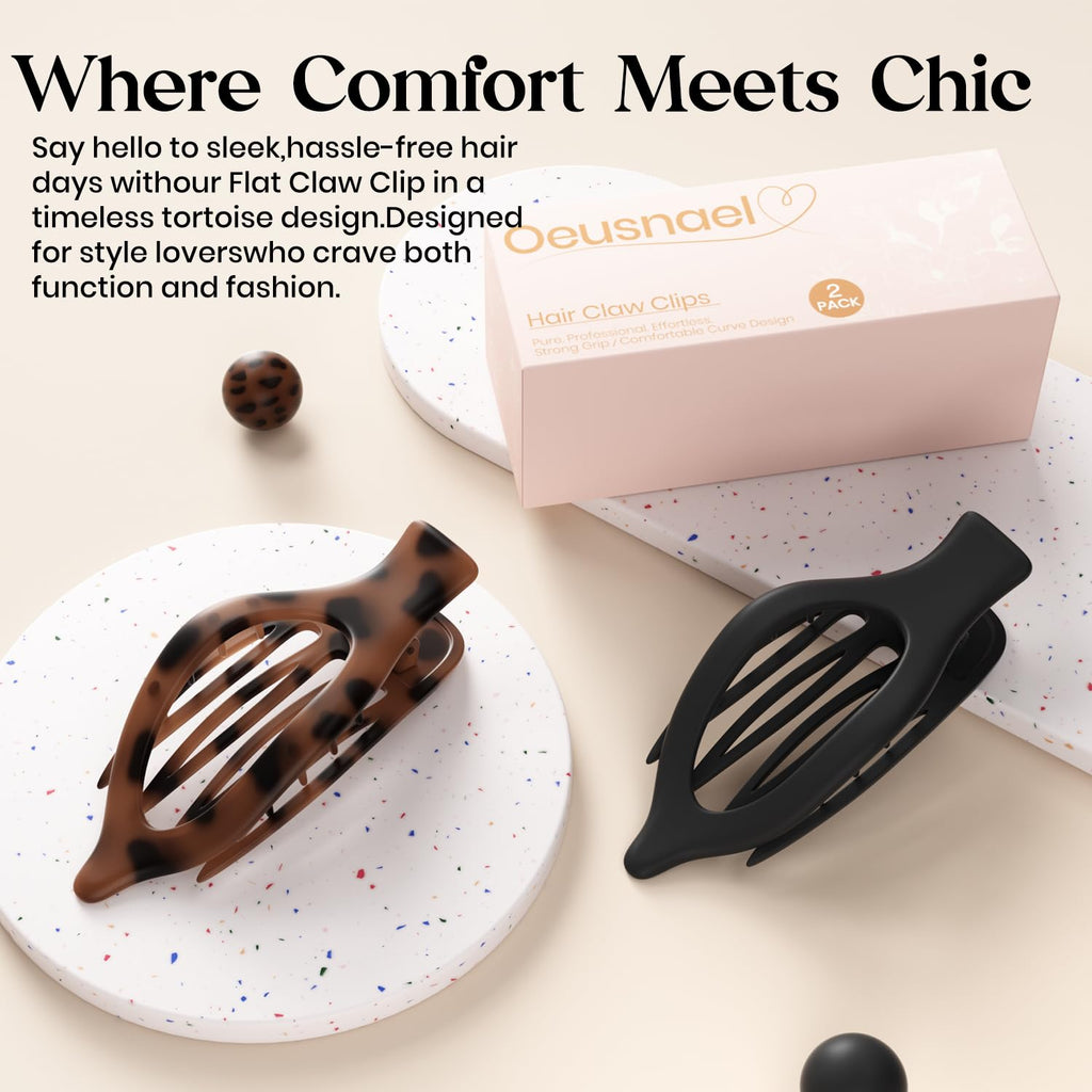 Authentic 4 PCS hair claw clips in chic designs. Ideal for stylish comfort and hassle-free hair days. Perfect for any occasion.