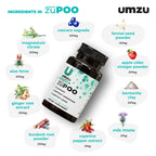 UMZU zuPOO Colon Cleanse Capsules, 30 Capsules
