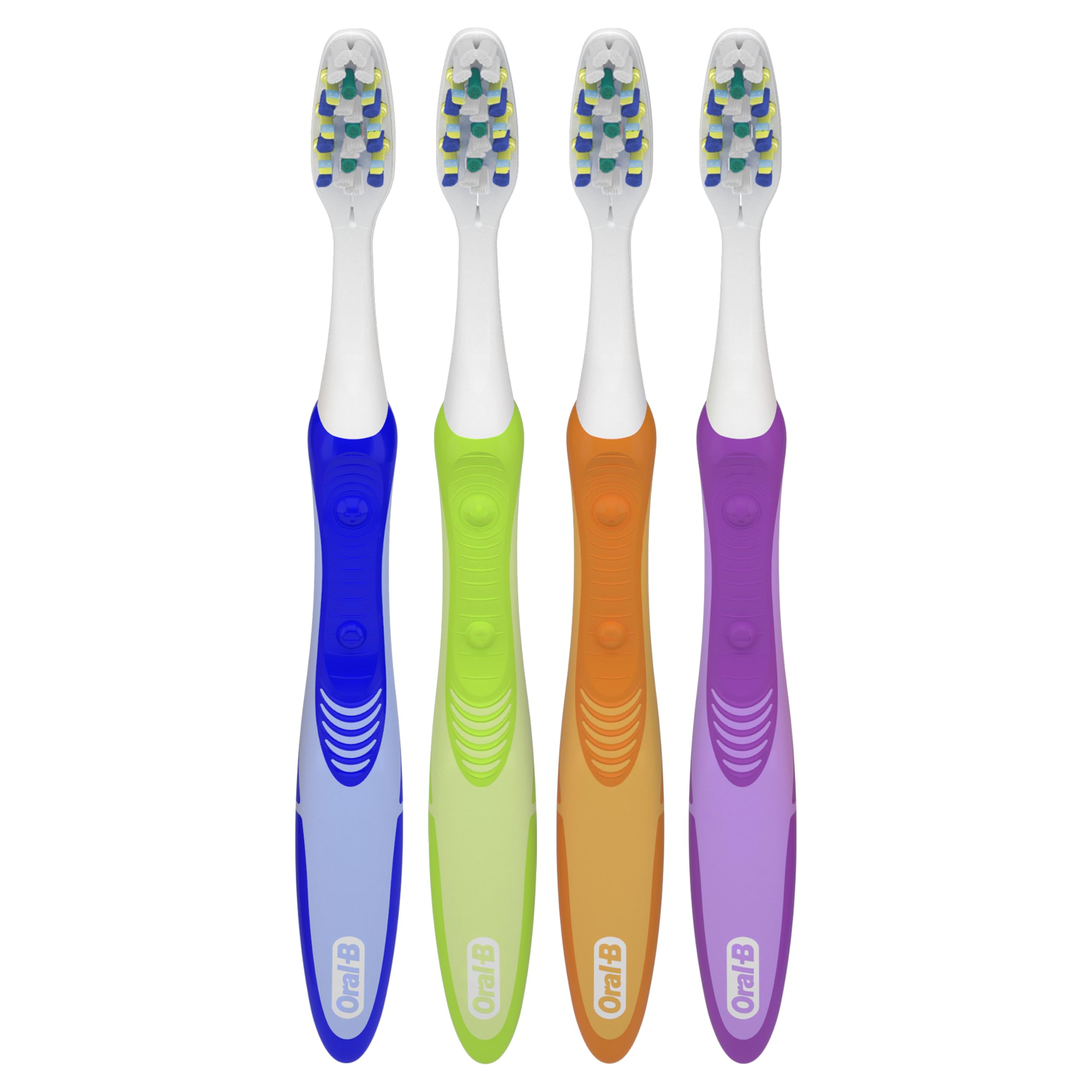 Buy now Oral-B Toothbrush, Vibrating Plaque Remover Pulsar, Vibrating Battery Toothbrush, Soft, 4 Count at indiglob india
