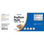 Nutricost Psyllium Husk 1500mg, 500 Capsules, Gluten Free, GMO-Free