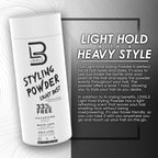 L3 Level 3 Light Hold Styling Powder, Matte Finish for Men, 30 g | Hair texture powder, hair powder for men, adds volume, lightweight non-greasy feel, buildable light hold