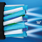 Buy now Oral-B Crossaction Electric Toothbrush Replacement Brush Head Refills, Black , 4 Count (Pack of 1) at indiglob india