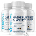 Revive MD Pure Magnesium Glycinate 200mg – High Absorption Supplement for Relaxation, Stress Relief, Sleep & Memory Support – Promotes Strong Bones, Healthy Nerve & Muscle Function (180 Servings)