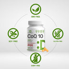 DEAL SUPPLEMENT CoQ10 200mg with PQQ 200mcg, 240 Veggie Capsules | Bioavailable Coenzyme Q10 Complex | Supports Heart, Energy & Brain Health | Antioxidant Support | Non-GMO