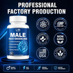 Umanu New Male Enhancing Supplement for Blood Flow, Length, Girth & Stamina – Fast Acting with Maca, Epimedium & Natural Ingredients – 3rd Party Tested (60 Pills)