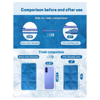 aadsioahd 4 Pack Ice Packs for Lunch Boxes, Slim Reusable Freezer Packs