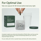Seed PM-02 Sleep + Restore - for Adults - 30-Day Supply with Jar | Non-Habit Forming - Gentle Melatonin & Ashwagandha - Nightly Sleep Support - Vegan Capsules