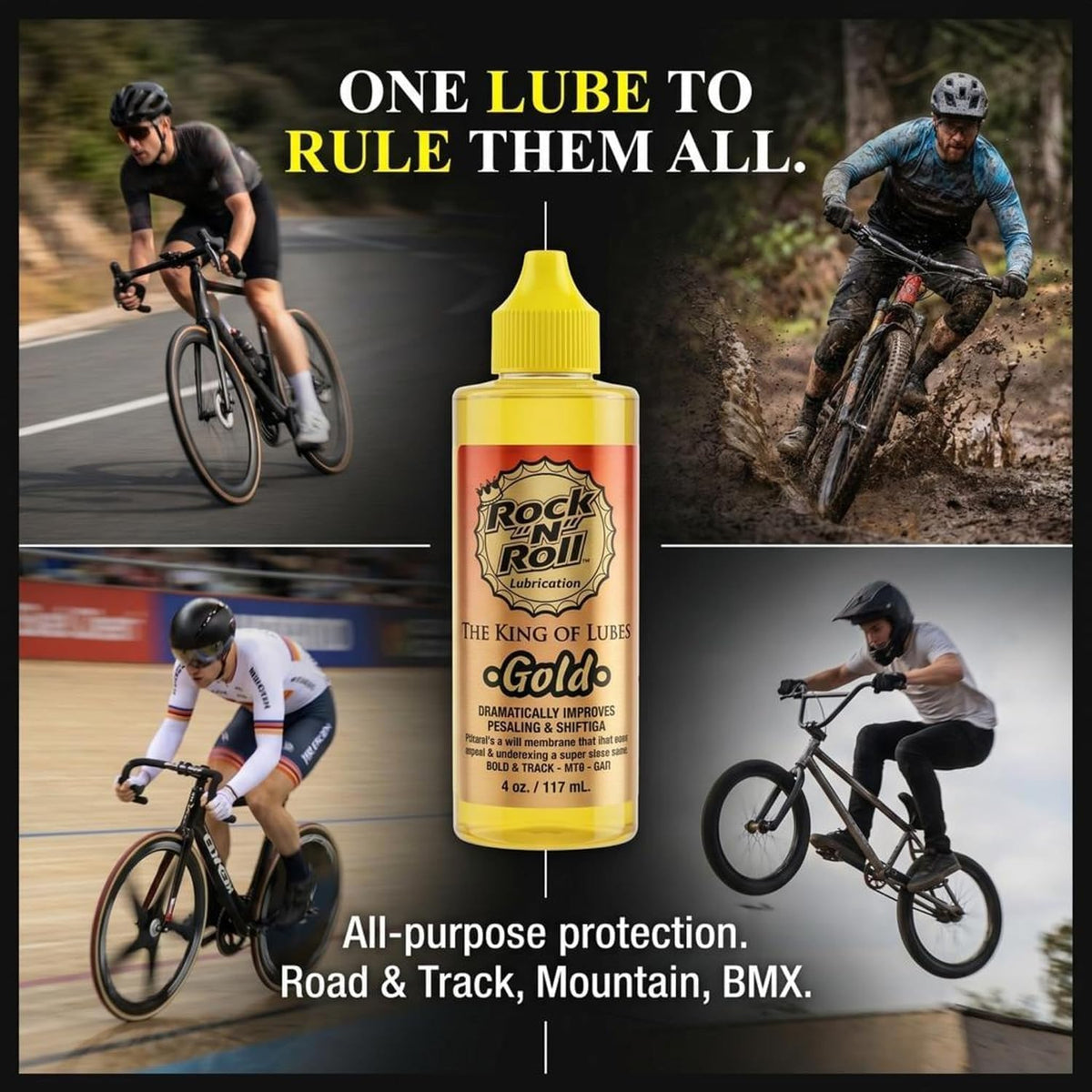 Rock N Roll Gold Chain Lubricant, 4 Ounce (2-Pack)