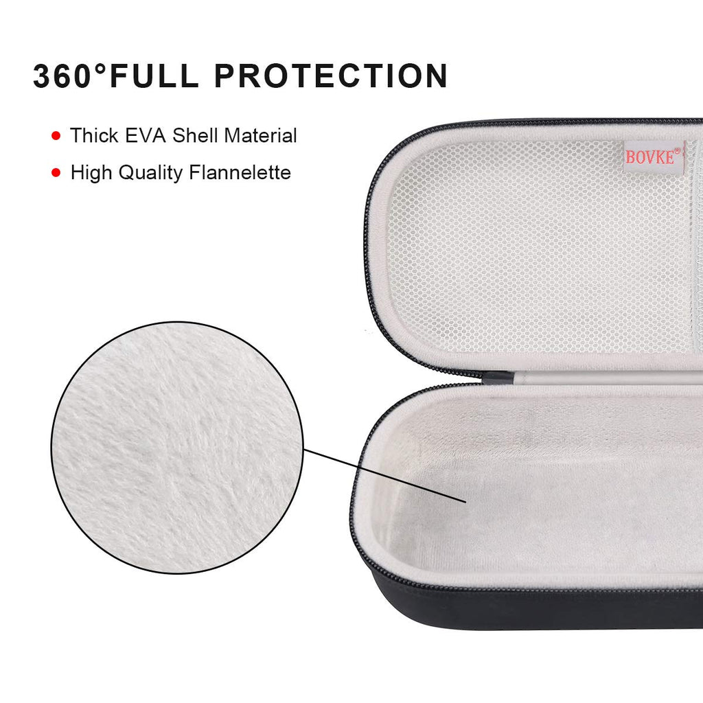 Buy now BOVKE Stethoscope Case for 3M Littmann Classic III, Lightweight II S.E, MDF Acoustica Deluxe Stethoscopes - Extra Room for Medical Bandage Scissors EMT Trauma Shear and LED Penlights, Black at indiglob india