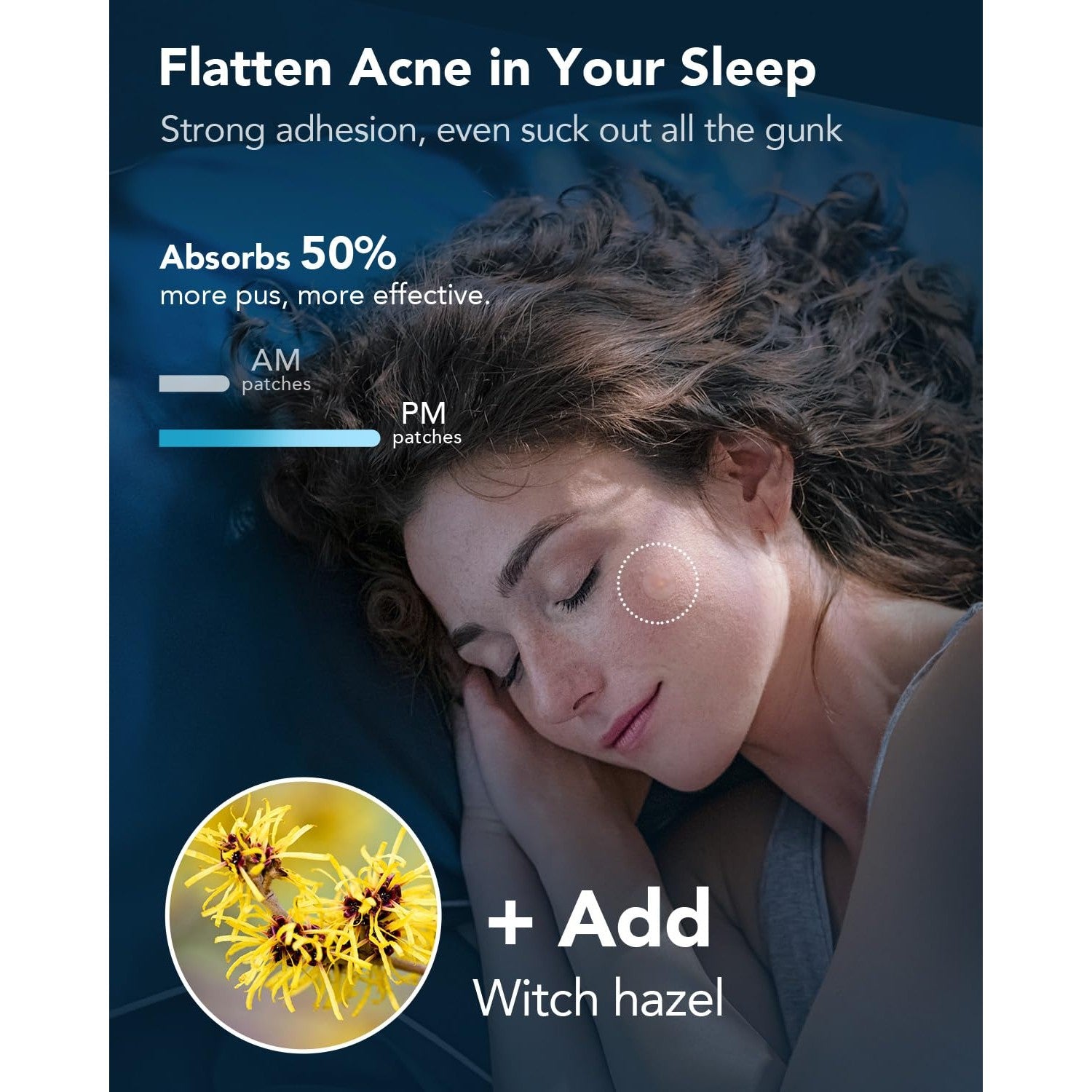 LitBear Acne Pimple Patches- Day and Night 4 Sizes 180 Dots Thin & Thick Hydrocolloid Patches with Witch Hazel, Tea Tree & Calendula Oil, Pimple Stickers for Covering Zits, Blemishes, Spots, Acne Dots