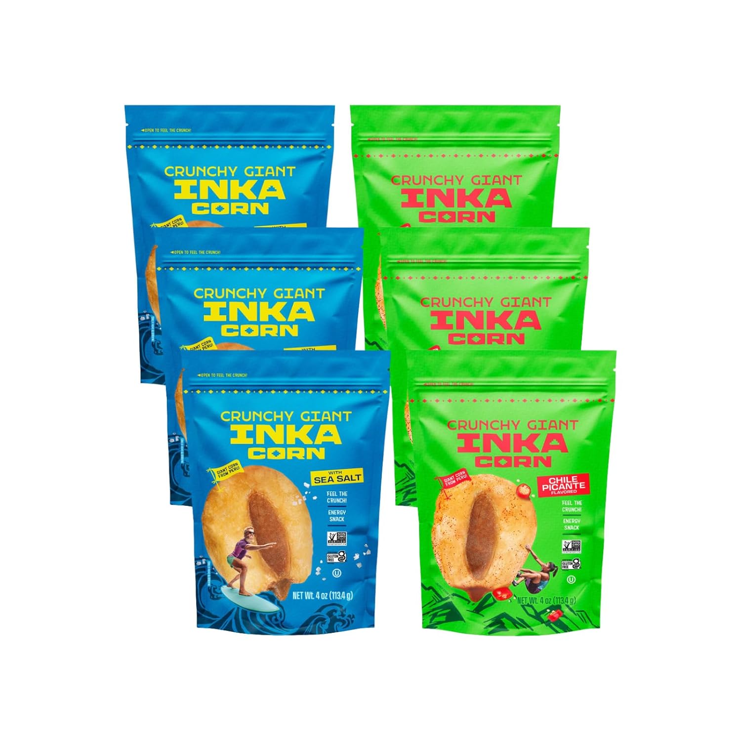 Buy now Inka Corn, Chili Picante, 4 Ounce (Pack of 6) 4 Ounce (Pack of 6) Original & Chili Picante at indiglob india