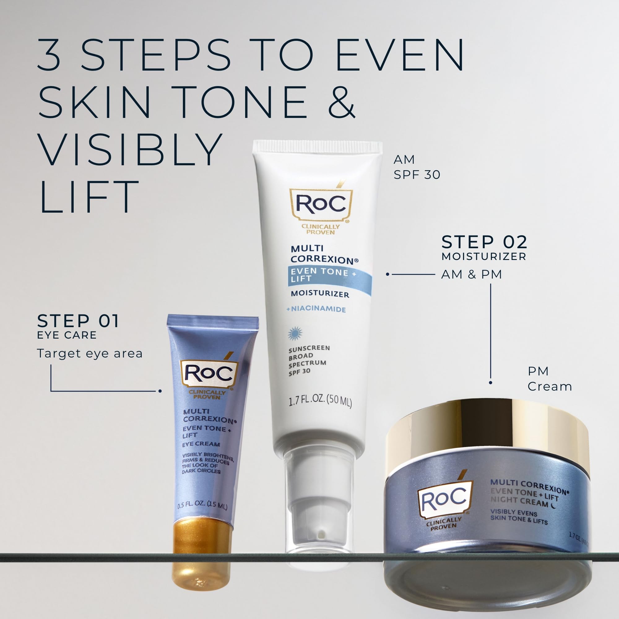 Buy now RoC Multi Correxion 5 in 1 Restoring, Anti Aging Night Cream for Face with Hexinol, 1.7 Ounces (Packaging May Vary) at indiglob india
