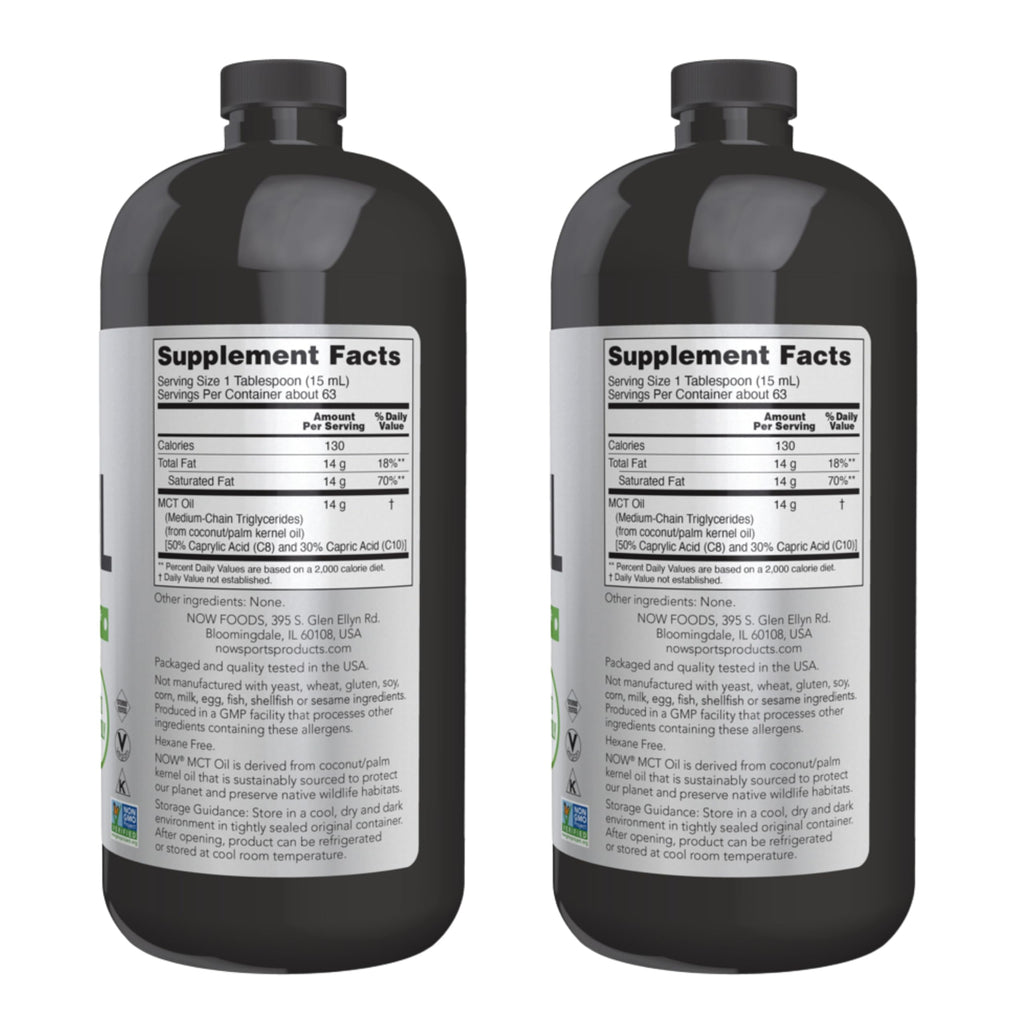 Buy now Now Foods MCT Oil, 32 Ounce (Pack Of 2) (packaging may vary) at indiglob india