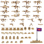 Buy now 83 Pcs Toy Soldiers Figures US Army Battle Toy Set - Weapons Pack Military Weapon Battle Building Blocks Compatible with Major Brand, 3 Years Old and up at indiglob india