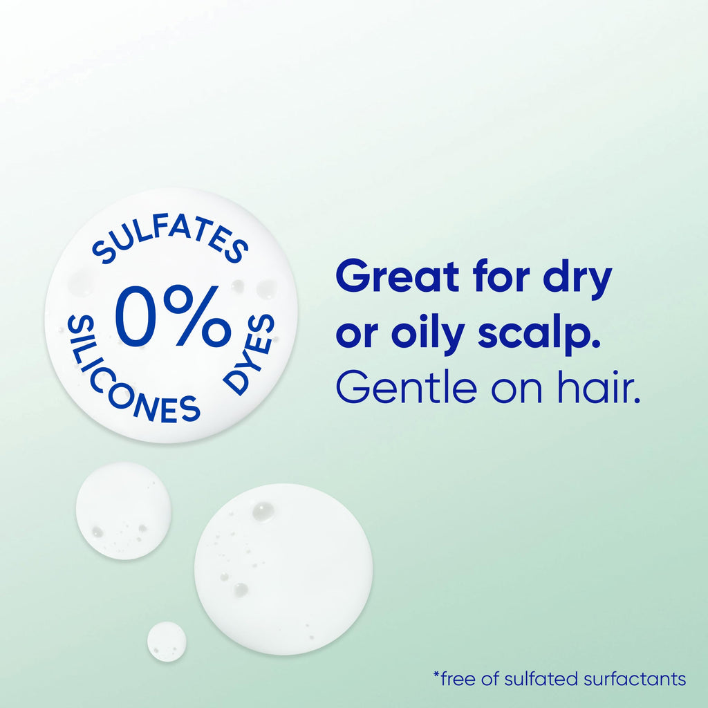 Head & Shoulders Anti-Dandruff Shampoo, BARE Soothing Hydration, 1% Pyrithione Zinc, Dry Scalp Relief, Free of Sulfates, Silicones, Dyes, 13.5 Fl Oz